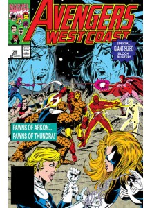 Комикс 1991-10 Avengers West Coast 75