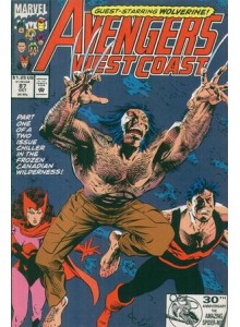 Комикс 1992-10 Avengers West Coast 87