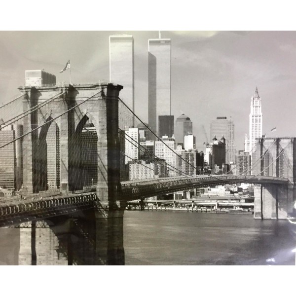 Винтидж фотография на Ню Йорк и Световния търговски център 1