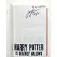 J K Rowling | Harry Potter and The Deathly Hallows signed by Josh Herdman 2