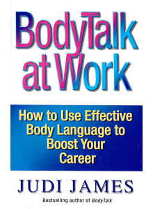 Judi James | BodyTalk at Work: How to Use Effective Body Language to Boost Your Career