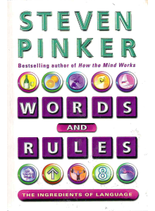 Стивън Пинкър | Думи и правила 