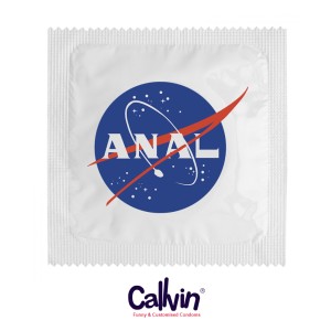 4731 Condom - Nasa Logo Anal