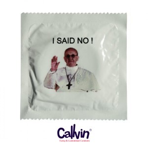 Презерватив "Папата каза НЕ!"