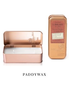 TRL16EU Library two wick travel tin candle Paddywax - Frederick Douglass