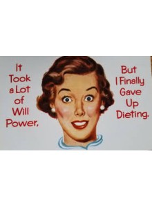 PC8075 Postcard - It took a lot of will power!