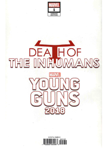 2018-09 Death of the Inhumans #1 Young Guns Variant