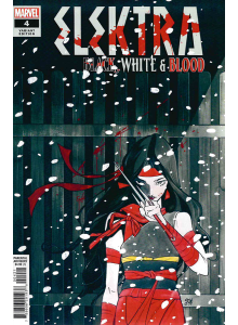 2022-07 Elektra: Black, White and Blood #4 Variant