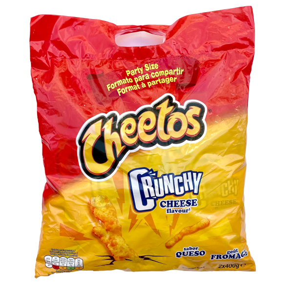 Cheetos Crunchy Cheese Flavour | Party Size 2x400g 1