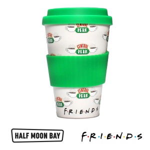 Чаша за път от рециклиран материал с логото на "Приятели" и "Сентрал Пърк: