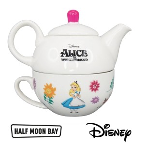 Чайник и чаша "Алиса в Страната на чудесата"