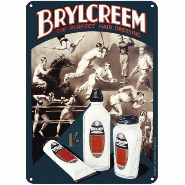 Retro Humour - SSA5OP01 Tin Sign Small - Brylcreem 1