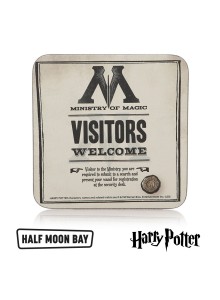 Подложка за чаши "Посетители в Министерство на магията"