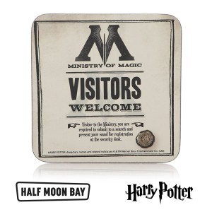 Подложка за чаши "Посетители в Министерство на магията"