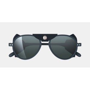 IZIPIZI Glacier I - Night Blue - Grey Lenses with wind protection - Silver Miror