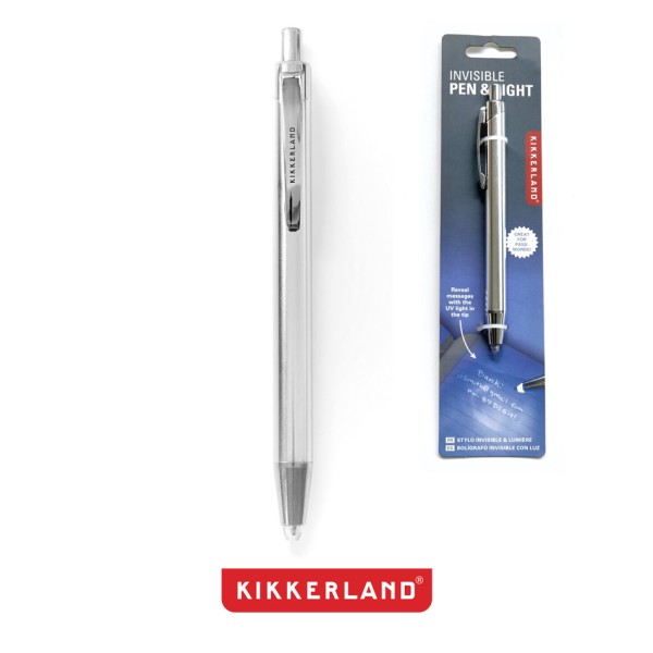Kikkerland - Химикалка с невидимо мастило и фенерче 1