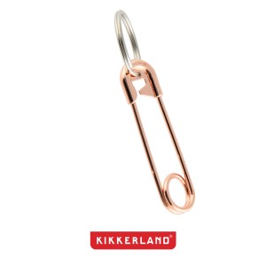 KR77-C Copper Safety Pin Keyring