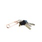 KR77-C Copper Safety Pin Keyring 2