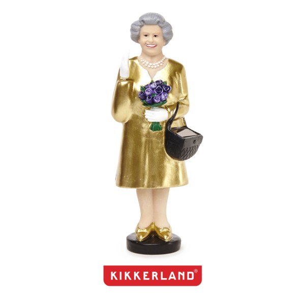 Kikkerland - Соларна статуетка на кралица Елизабет II 1