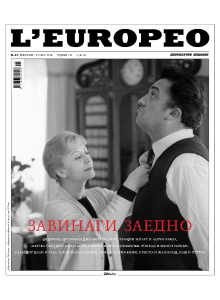 L’Europeo Magazine, Issue No. 47 | Forever Together | December 2015