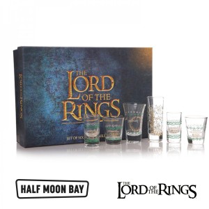 GLSSLOTR01 Glass Boxed 100ml Set of 6 - Lord of The Rings