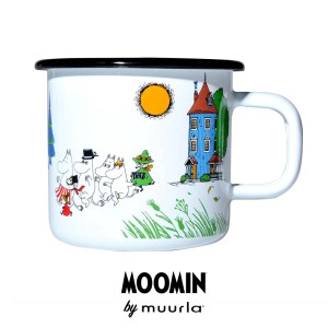 Enamel Mug Moomin in Moomin Valley 