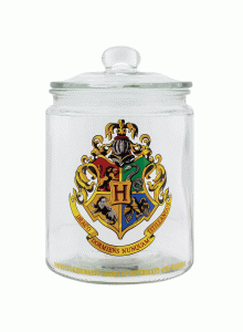 Glass Cookie Jar - Harry Potter Hogwarts