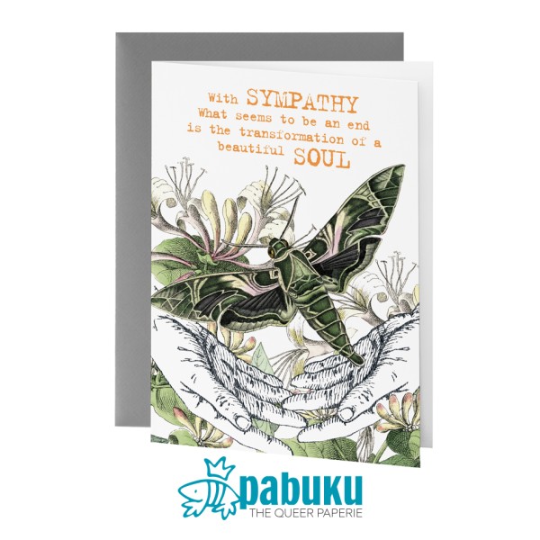 Pabuku Cards - Картичка "With sympathy" 1
