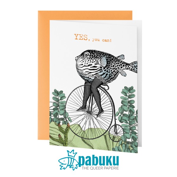 Pabuku Cards - Поздравителна картичка "ДА, ти можеш" 1