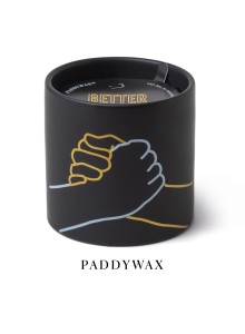 Керамична соева свещ Падивакс "Импресии - Заедно е по-добре" - Тамян и пушек