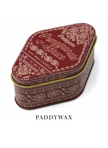 Соева свещ Падивакс в метална кутийка - нар и смърч