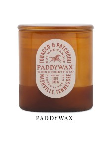 VS1001EU Vista 340g Glass Candle Amber - Tobacco and Patchouli