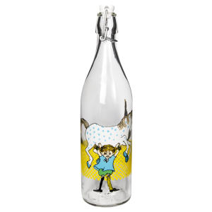Glass Bottle Pippi and the Horse 1L