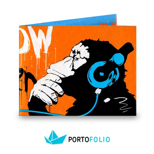Portfolio - Непромокаемо портмоне от тайвек "Банкси" 1