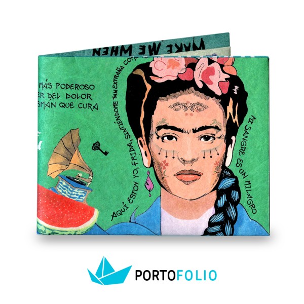 Portfolio - Непромокаемо портмоне от тайвек "Фрида Кало" 1