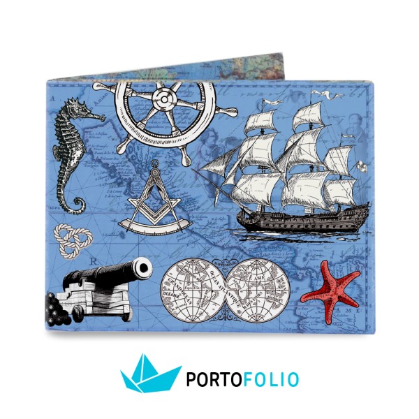 Portfolio - Непромокаемо портмоне от тайвек "Морски свят" 1