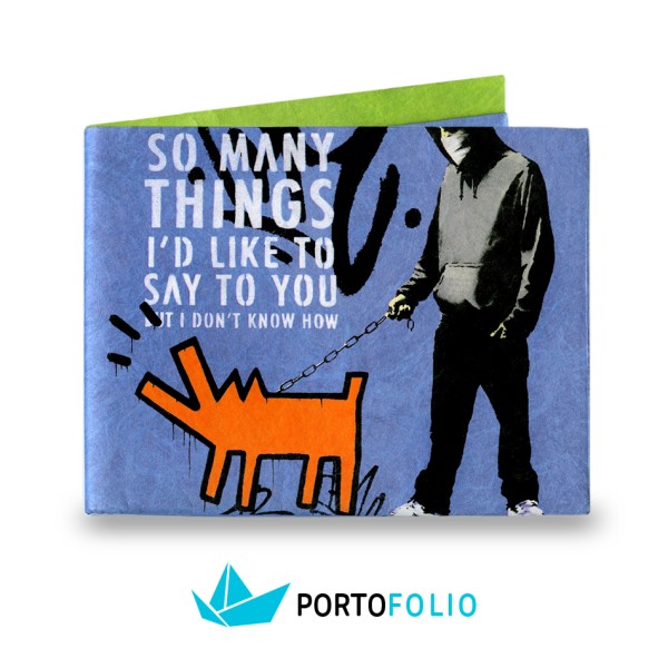 Portfolio - Непромокаемо портмоне от тайвек "Улично куче" 1