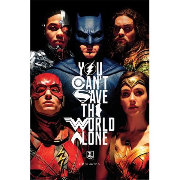 DC & MARVEL - PP34233 Poster - Justice league movie save the world 131 1