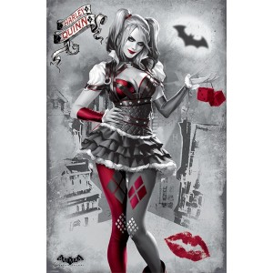 Плакат Batman Arkham Knight Harley Quinn
