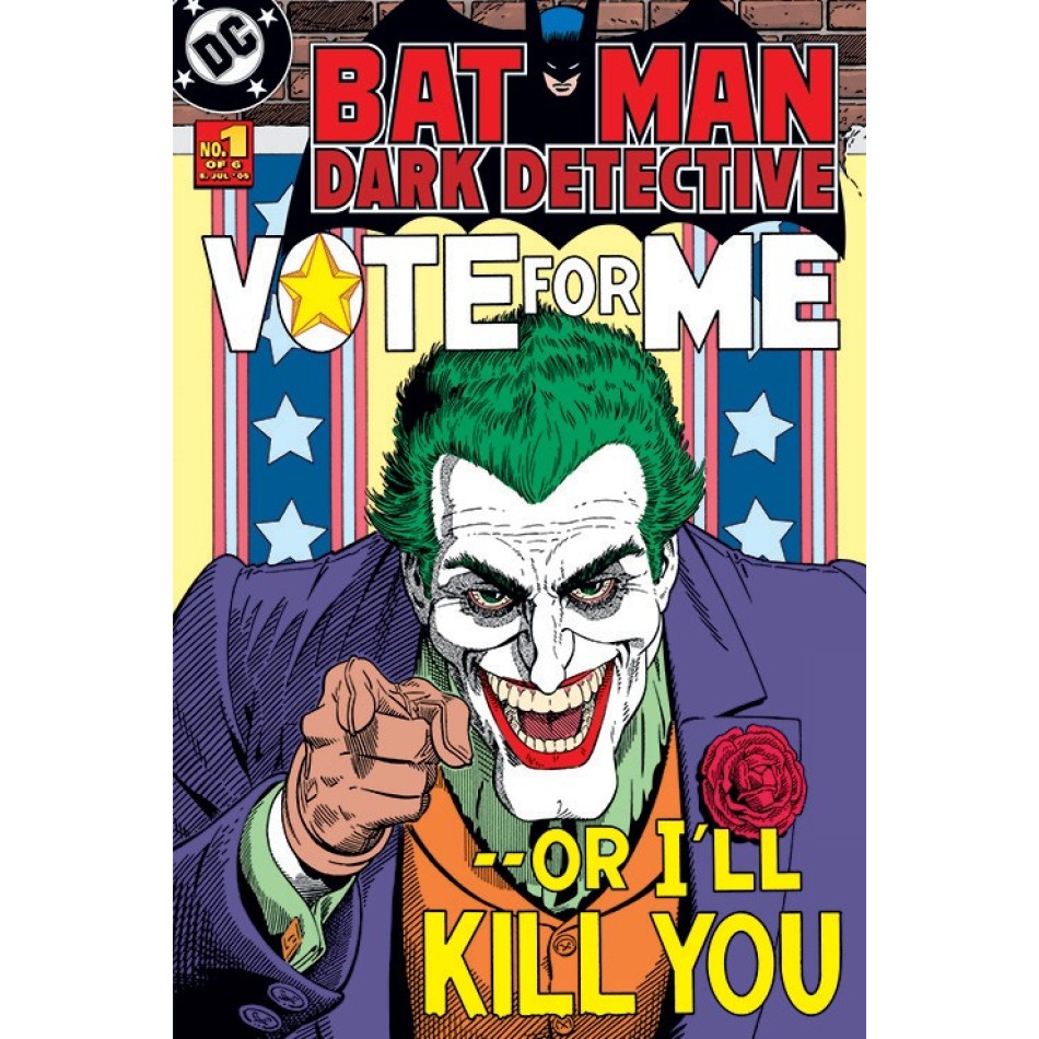 Poster | 23 Batman Joker Vote for Me | Elephant Bookstore
