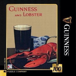 Mini Jigsaw Puzzle Guinness and Lobster 100 Pieces