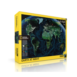 Jigsaw Puzzle National Geographic Earth at Night 1000 Pieces