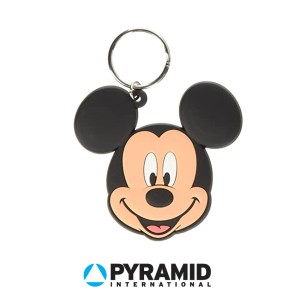 RK38322C Rubber Keychain - Mickey Mouse Head