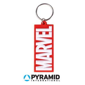 RK38461C Rubber Keychain - Marvel Logo