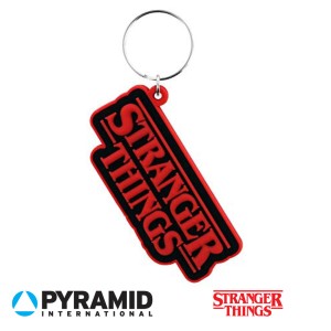 Rubber Keychain Stranger Things Logo 