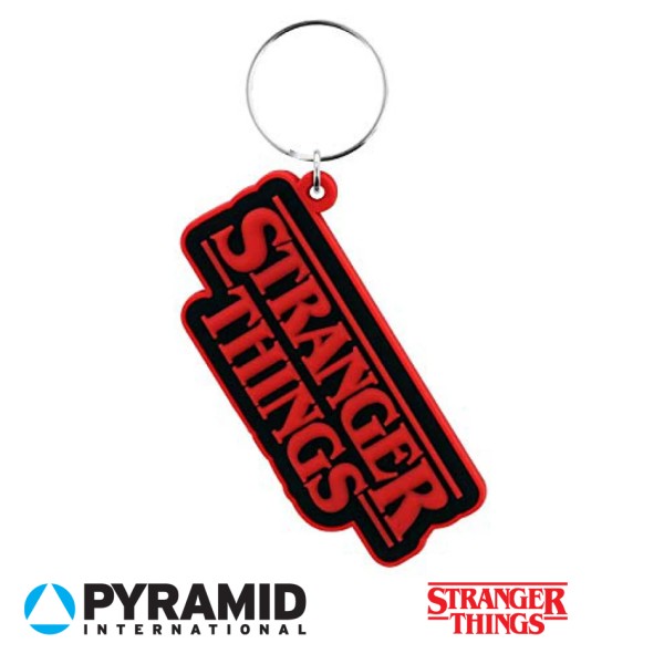Pyramid - Гумен ключодържател с логото на Stranger Things 1