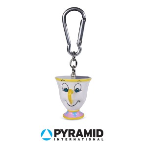 RKR39131 3D Keychain - Beauty and The Beast Chip