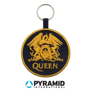 WK39102 Woven Keychain - Queen Crest