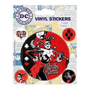 PS7274 Vinyl Stickers - DC Harley Quinn Retro