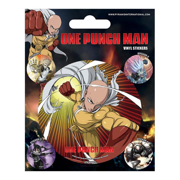 Pyramid - Комплект винилени стикери с One Punch Man 1